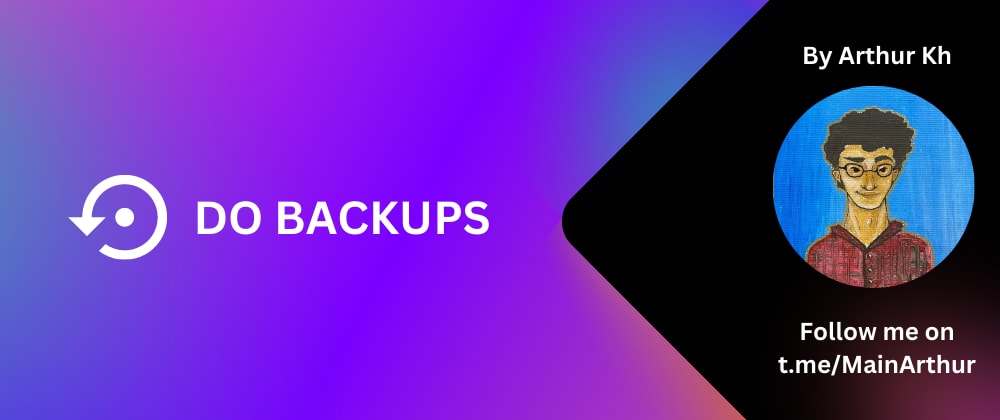 Cover image for Gently reminder to set up backups