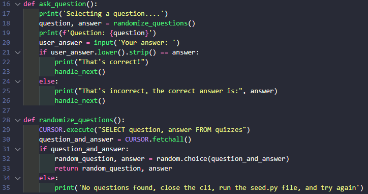 Creating a simple quiz game using python - DEV Community