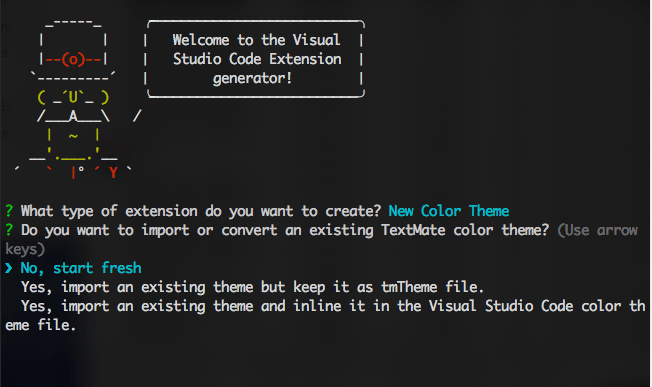 creating visual studio code theme