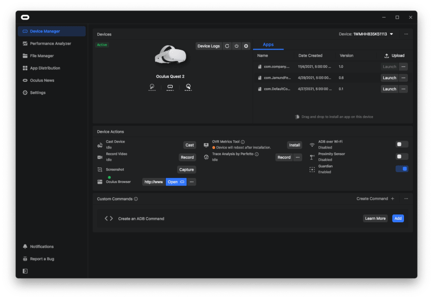 Developing for oculus quest cheap