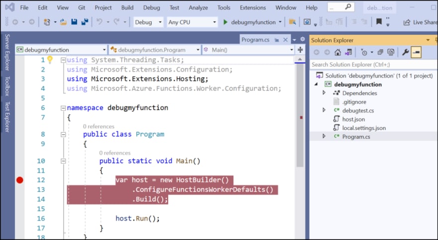 visual studio code debug webdriver tests launch.json