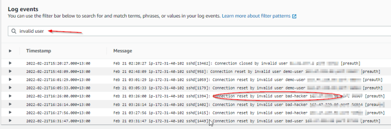 Image invalid user