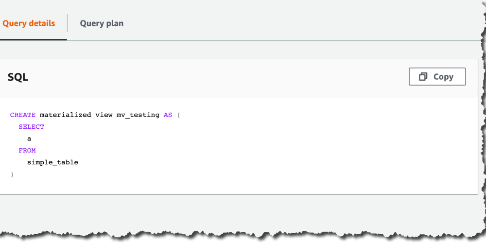 dbt redshift materialized view