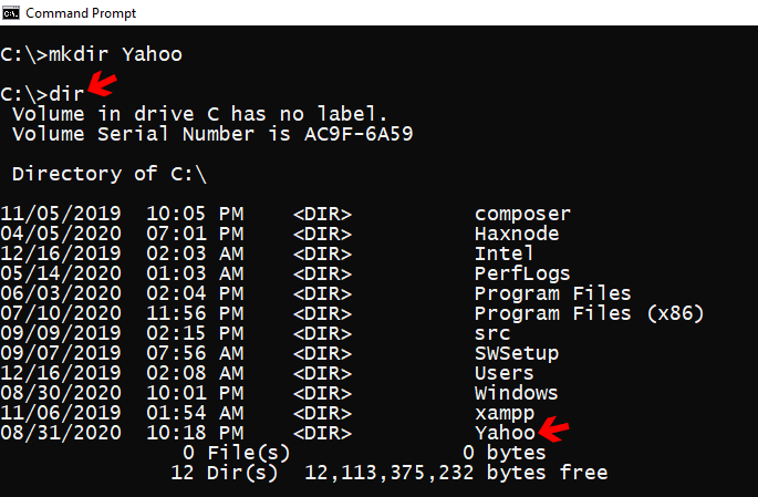 windows 10 command prompt list drives