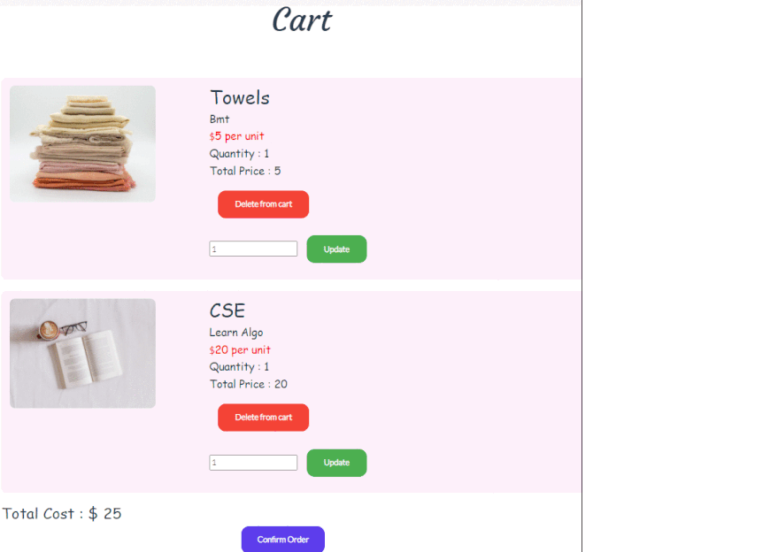 Spring boot hotsell shopping cart tutorial
