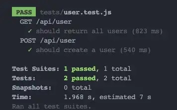 Test description