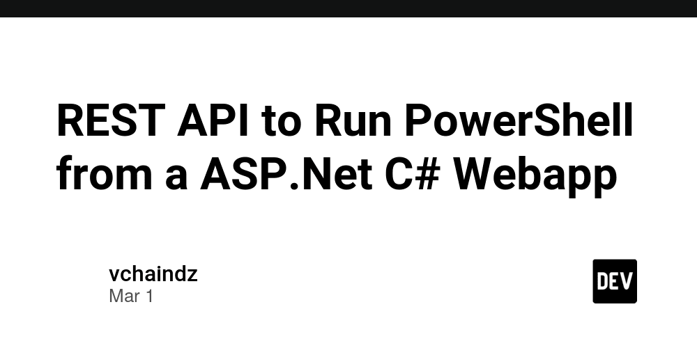 Execute PowerShell from a ASP.NET Web Application