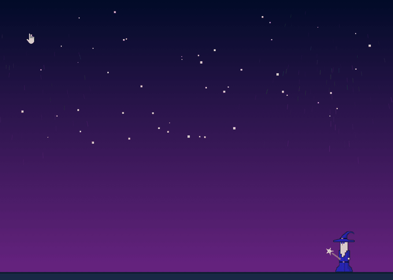 Shooting fireworks in JavaScript