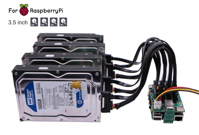 Raspberry Pi 4 NAS Out of an Old Power Amplifier 