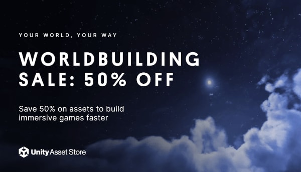 Unity Worldbuilding Sale