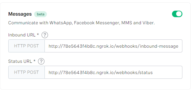 application webhooks