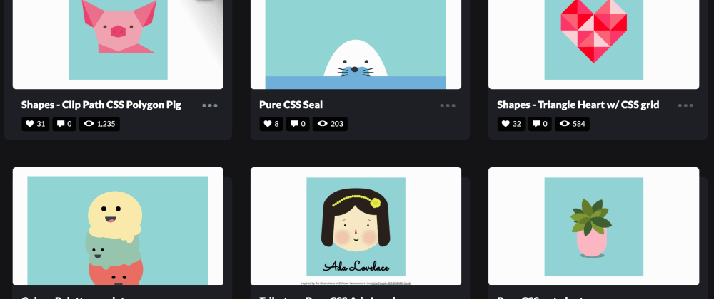 Cover image for Pure CSS Images: not just for ‘funsies’