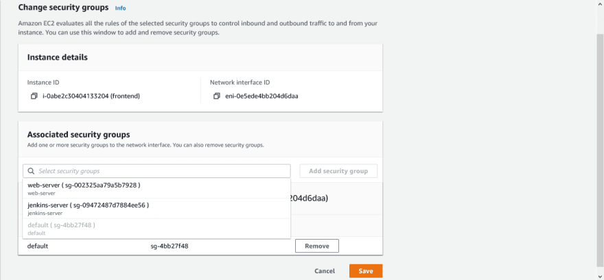 security groups