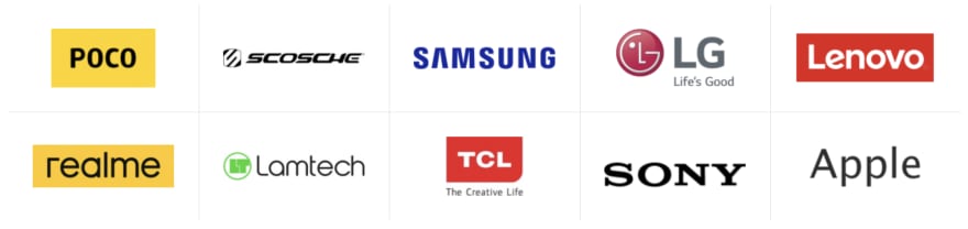 Brand logo grid