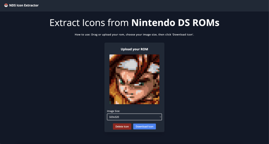 Extract Icons From Your Childhood Nintendo DS Games - DEV Community
