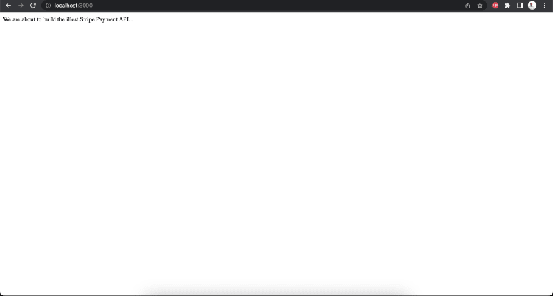 Express server running