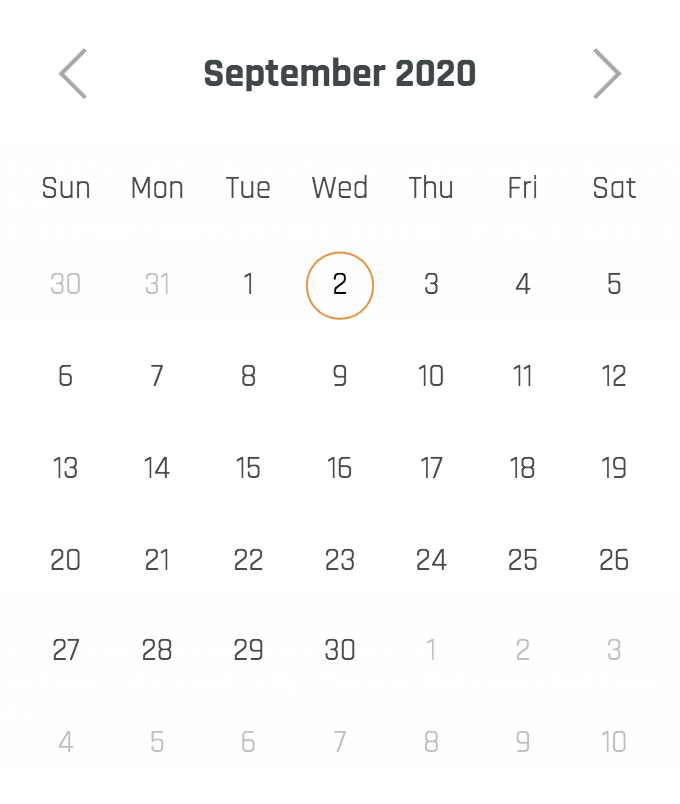 Svelte-Calendar