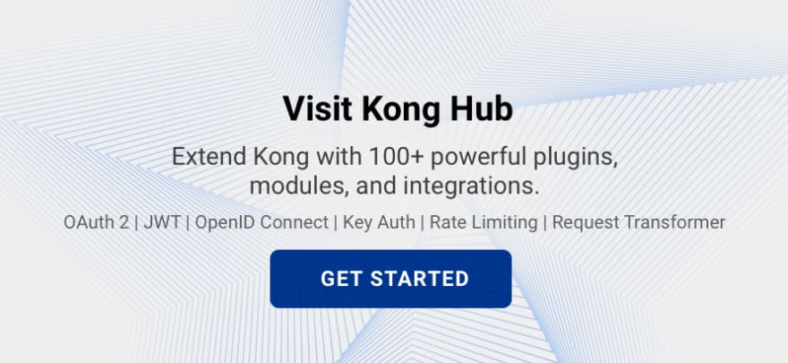 Visit Kong Hub - Extend Kong with 100+ powerful plugins, modules, and integrations