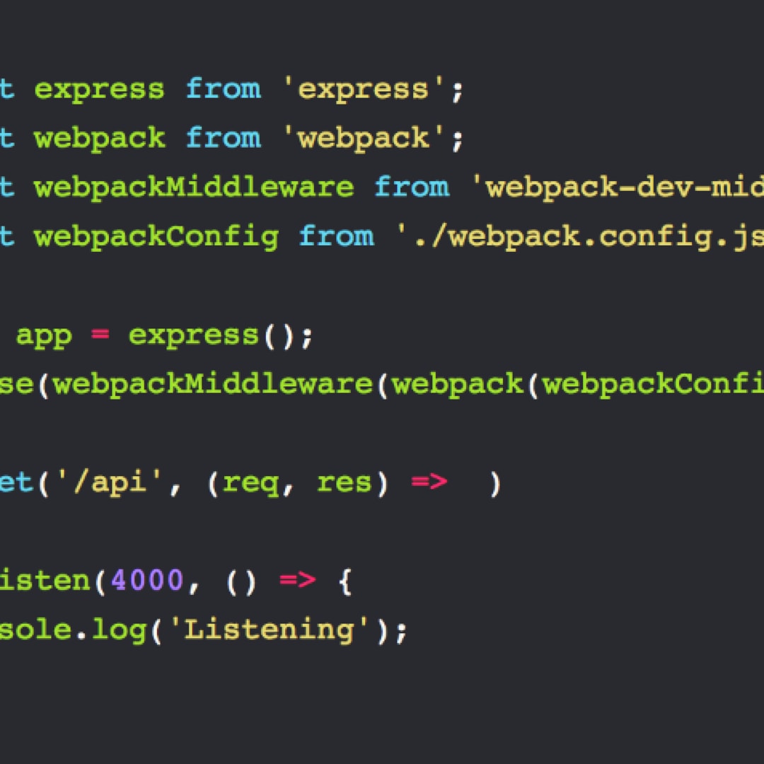 why use webpack and node js