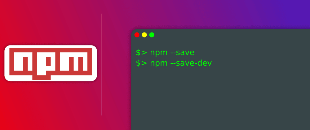 npm save dev without install