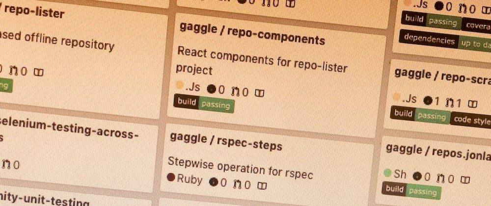 Cover image for repo-lister, a simple way to get an overview of repositories