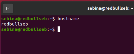 hostname