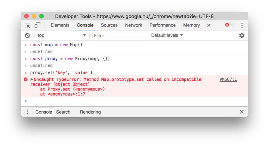 Proxy error