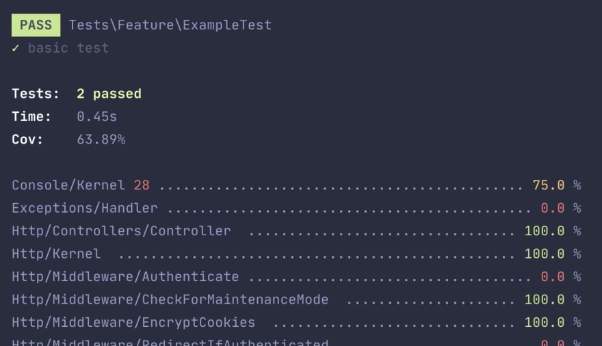 Pest, a simple & elegant testing framework for PHP that extends PHPUnit