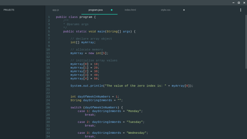 Quantum editor