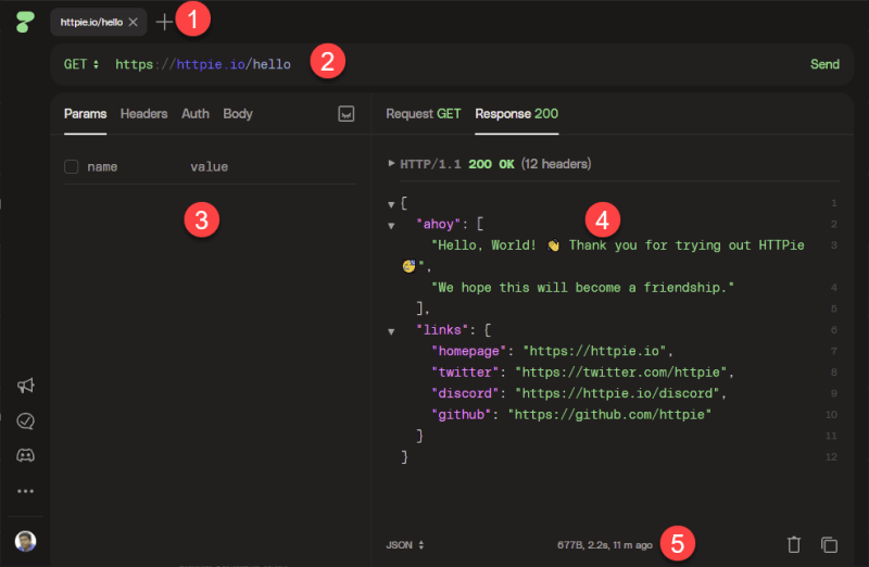 HTTPie User Interface