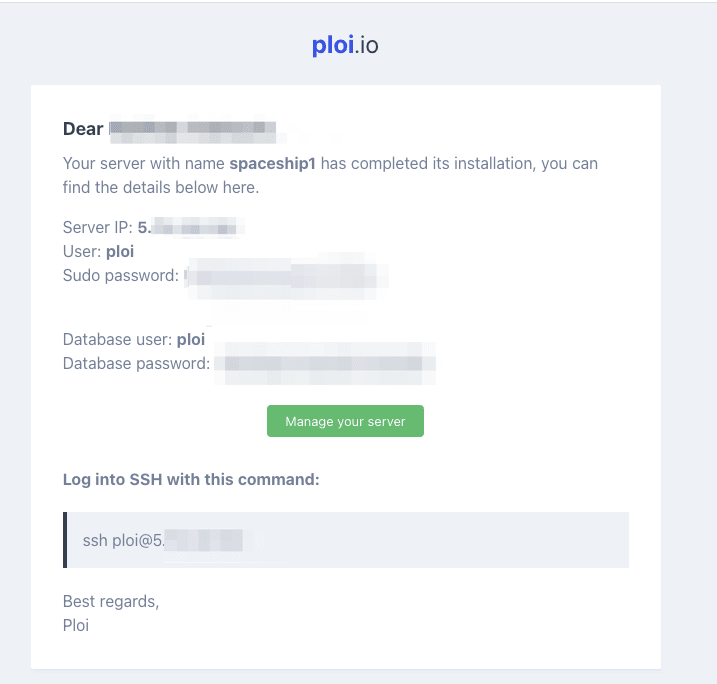 Screenshot mail ploi