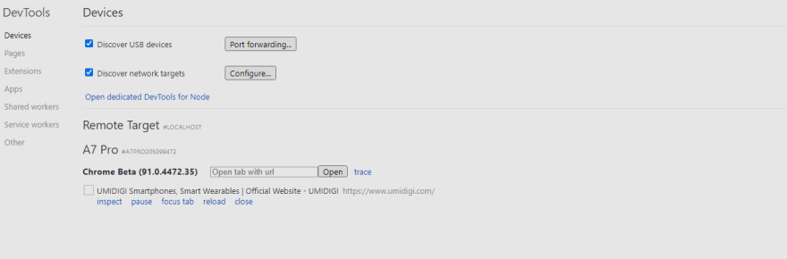 Chrome Canary View