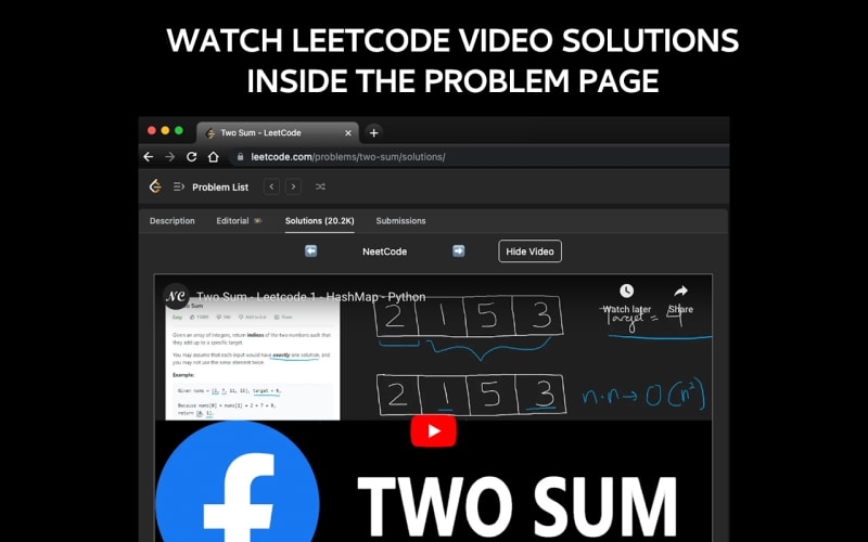 Watch video solutions inside each problem
