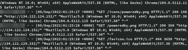 nginx access logs