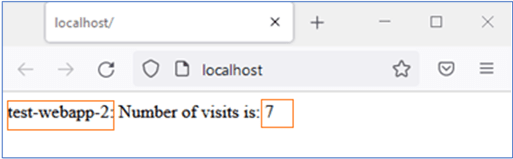 2.3 Browser - test-webapp-2 - number of visits 7