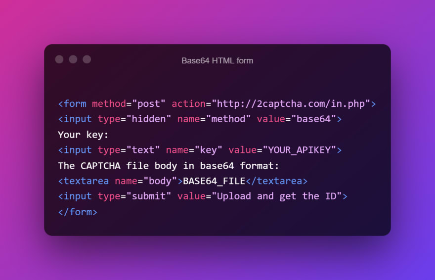 htmlform