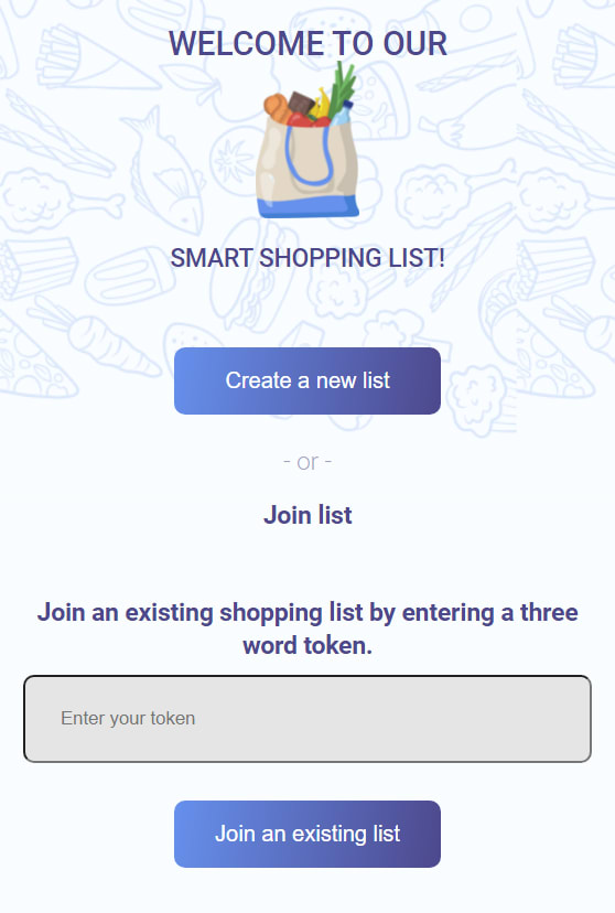 Join one existing shopping list