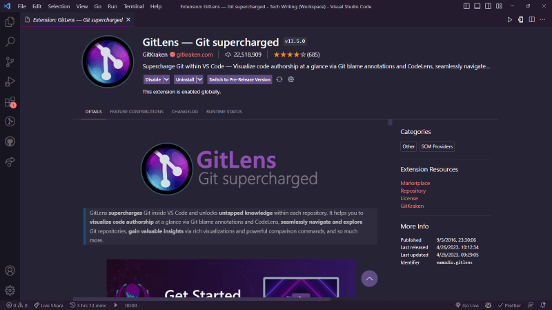 GitLens - Git Supercharged