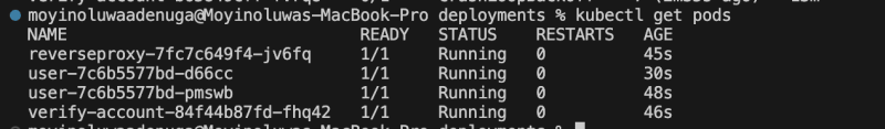 List of pods