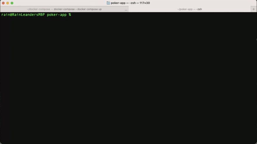 Playing Poker via CLI
