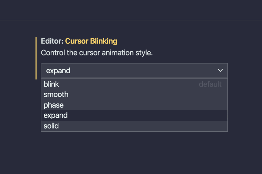 Animating Your Vs Code Cursor W Cursor Blinking Dev Animating Your Vs Code Cursor W Cursor Blinking Dev