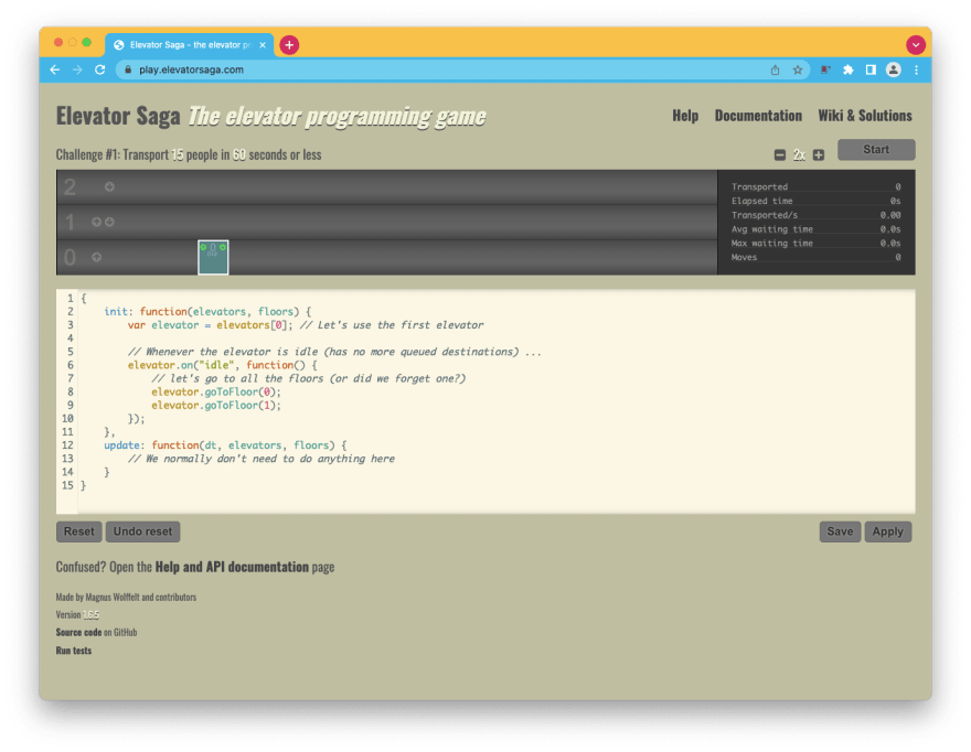 Ascensor saga Aprendizaje de JavaScript