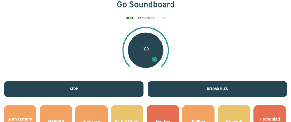 Cover image for A cross-plattform Soundboard written in Go and Svelte