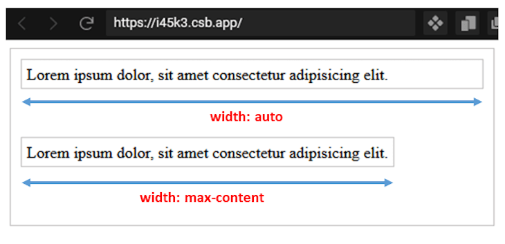 max-content Wrapping Box To Text Length