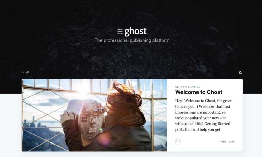 ghost blog