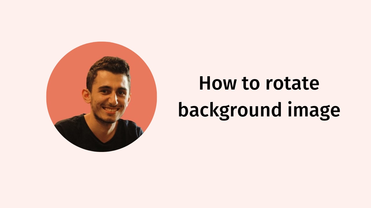 How to Rotate Background Image - DEV Community ?‍??‍?