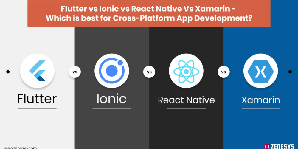 Flutter vs Ionic vs React Native vs Xamarin - Which is ...