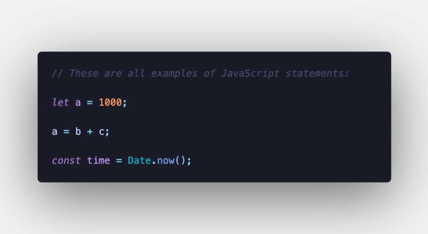 Javascript Statement