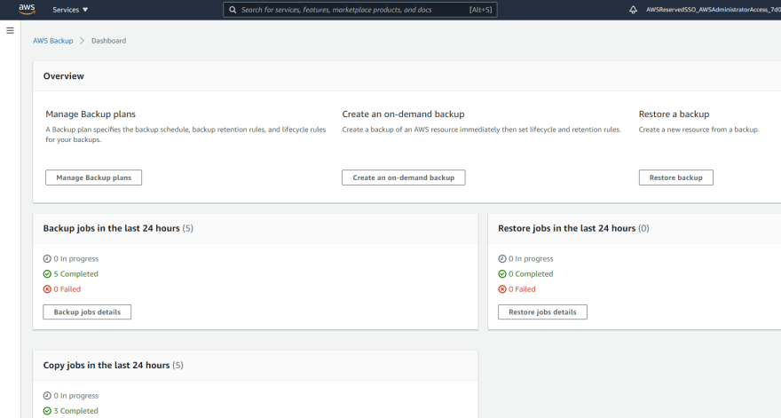 aws for personal backup aws for personal backup