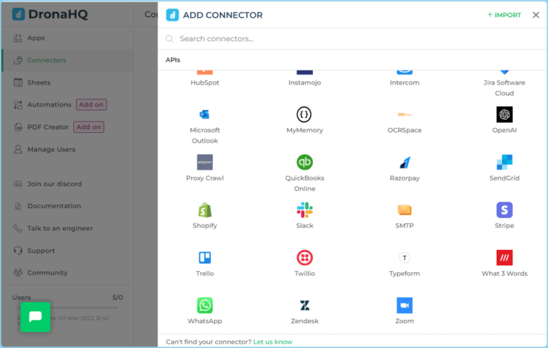 adding connector